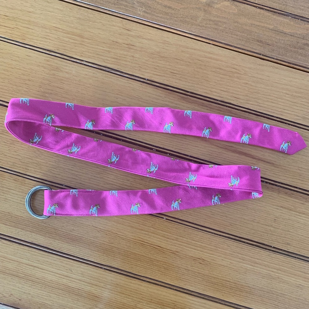 [J. Crew] Pink Tie Belt